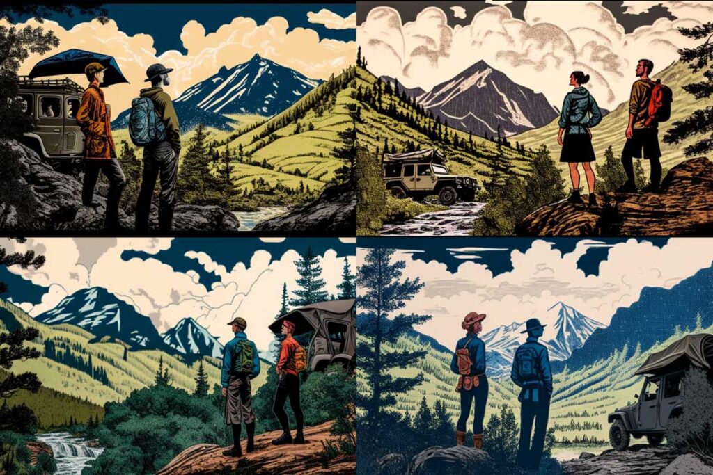 AI blog post art